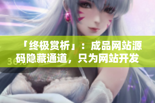「终极赏析」：成品网站源码隐藏通道，只为网站开发者！