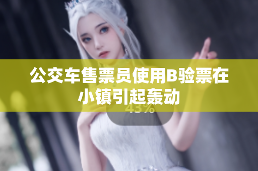 公交车售票员使用B验票在小镇引起轰动