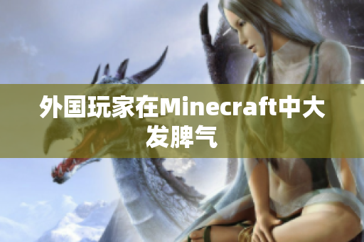 外国玩家在Minecraft中大发脾气