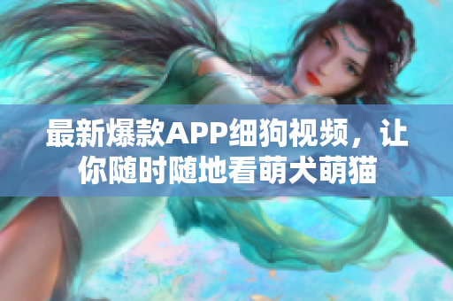 最新爆款APP细狗视频，让你随时随地看萌犬萌猫