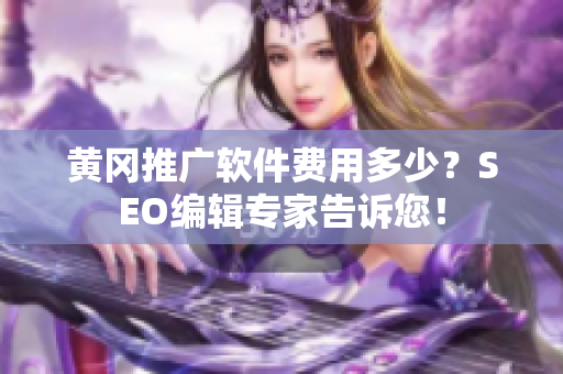 黄冈推广软件费用多少？SEO编辑专家告诉您！