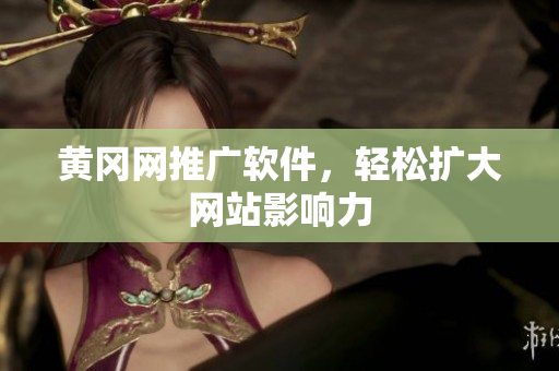 黄冈网推广软件，轻松扩大网站影响力