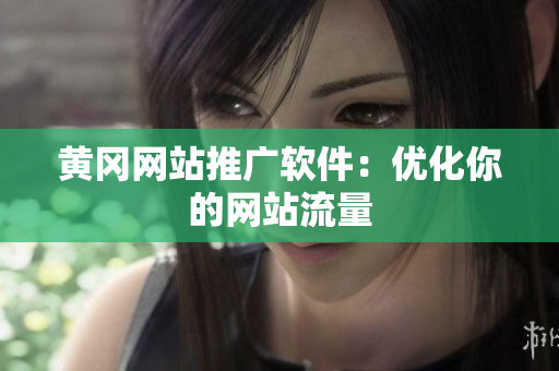 黄冈网站推广软件：优化你的网站流量