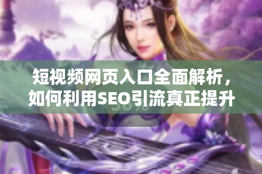 短视频网页入口全面解析，如何利用SEO引流真正提升流量