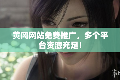 黄冈网站免费推广，多个平台资源充足！
