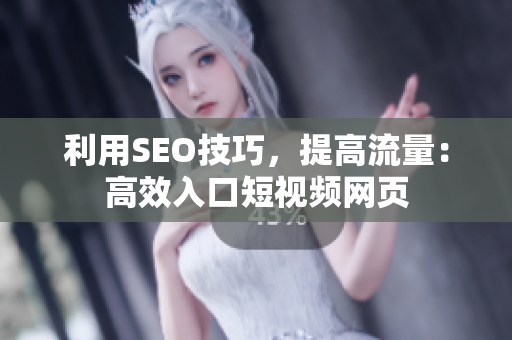 利用SEO技巧，提高流量：高效入口短视频网页