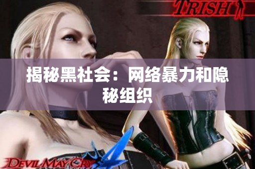 揭秘黑社会：网络暴力和隐秘组织