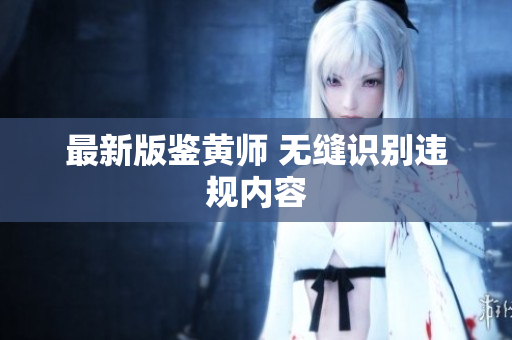 最新版鉴黄师 无缝识别违规内容