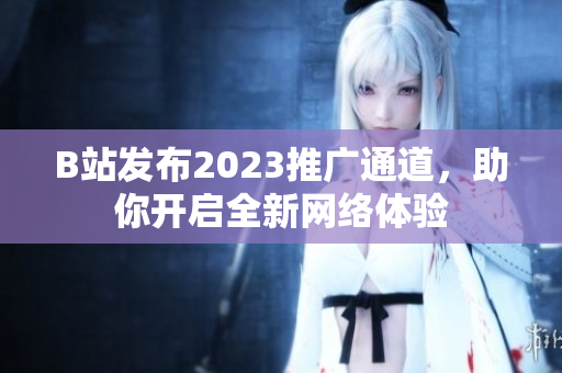 B站发布2023推广通道，助你开启全新网络体验