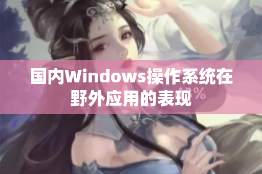 国内Windows操作系统在野外应用的表现