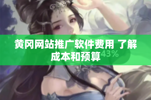 黄冈网站推广软件费用 了解成本和预算