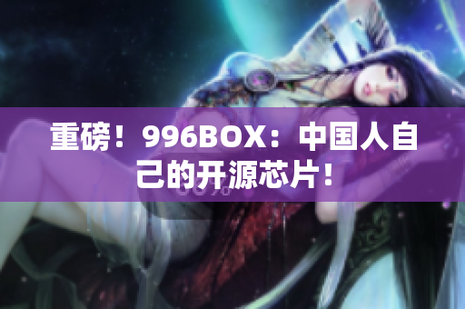 重磅！996BOX：中国人自己的开源芯片！