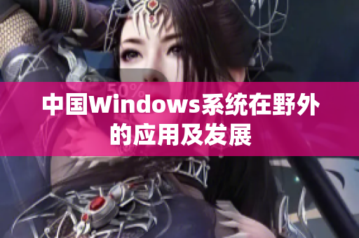 中国Windows系统在野外的应用及发展