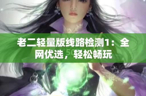 老二轻量版线路检测1：全网优选，轻松畅玩