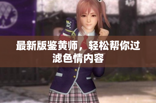 最新版鉴黄师，轻松帮你过滤色情内容
