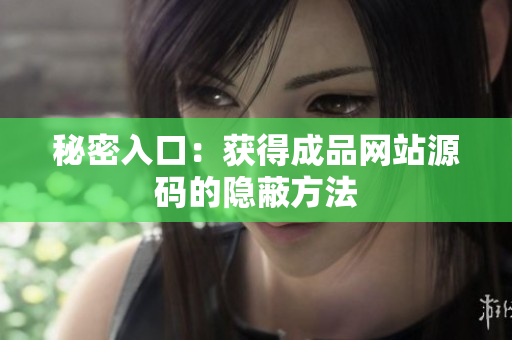 秘密入口：获得成品网站源码的隐蔽方法