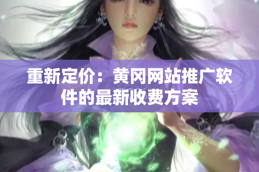 重新定价：黄冈网站推广软件的最新收费方案