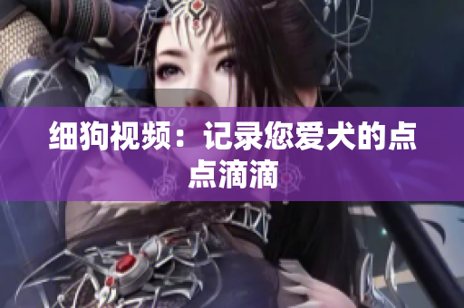细狗视频：记录您爱犬的点点滴滴