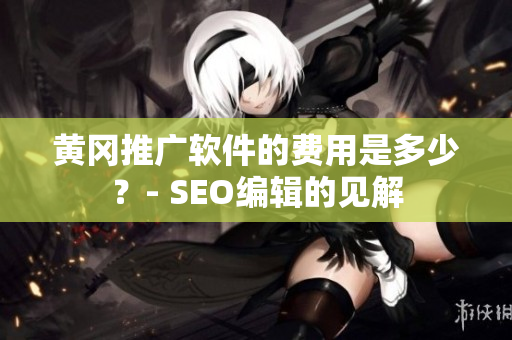 黄冈推广软件的费用是多少？- SEO编辑的见解