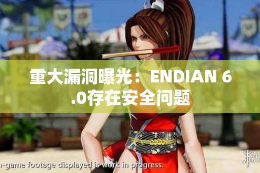 重大漏洞曝光：ENDIAN 6.0存在安全问题