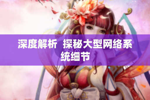 深度解析  探秘大型网络系统细节