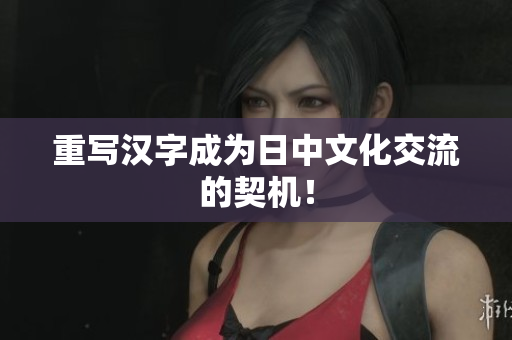 重写汉字成为日中文化交流的契机！