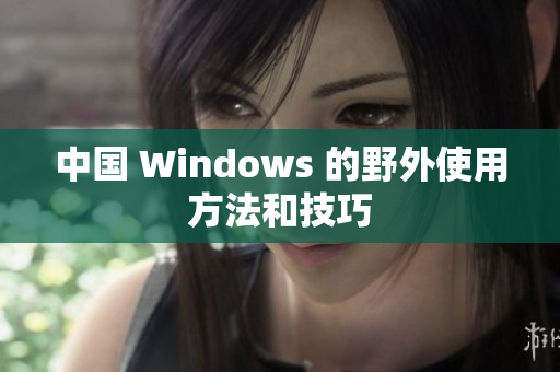 中国 Windows 的野外使用方法和技巧