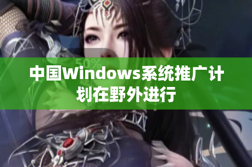 中国Windows系统推广计划在野外进行