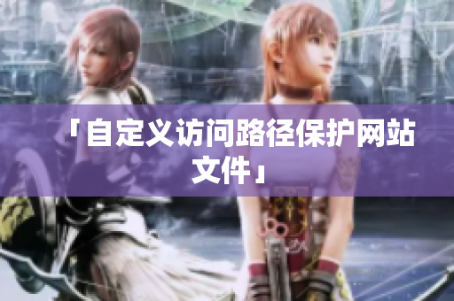 「自定义访问路径保护网站文件」