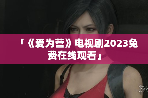 「《爱为营》电视剧2023免费在线观看」