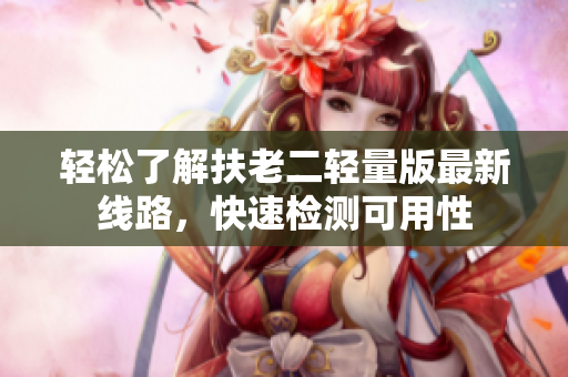 轻松了解扶老二轻量版最新线路，快速检测可用性