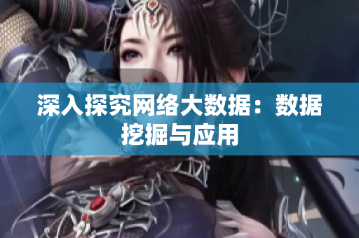 深入探究网络大数据：数据挖掘与应用