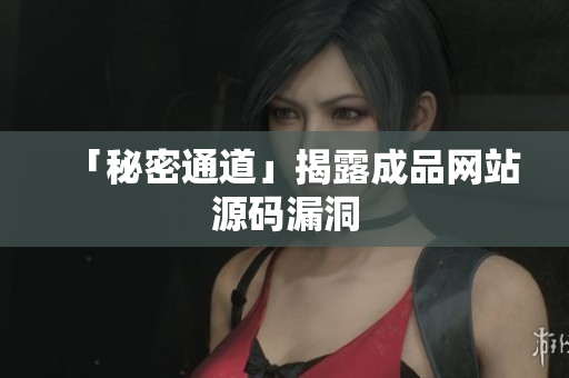 「秘密通道」揭露成品网站源码漏洞