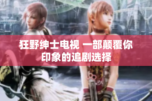 狂野绅士电视 一部颠覆你印象的追剧选择