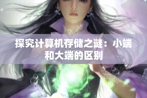探究计算机存储之谜：小端和大端的区别