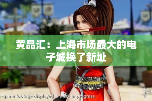黄品汇：上海市场最大的电子城换了新址