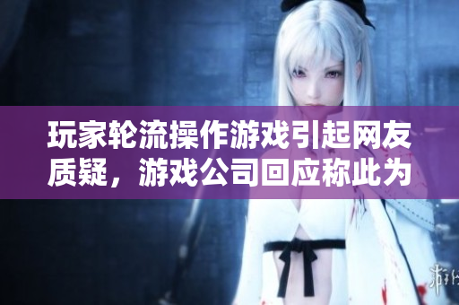 玩家轮流操作游戏引起网友质疑，游戏公司回应称此为正常操作