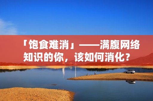 「饱食难消」——满腹网络知识的你，该如何消化？