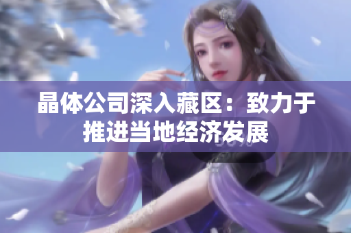 晶体公司深入藏区：致力于推进当地经济发展
