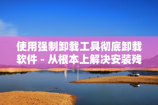 使用强制卸载工具彻底卸载软件 - 从根本上解决安装残留问题