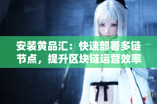 安装黄品汇：快速部署多链节点，提升区块链运营效率