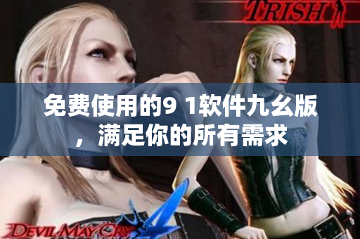 免费使用的9 1软件九幺版，满足你的所有需求
