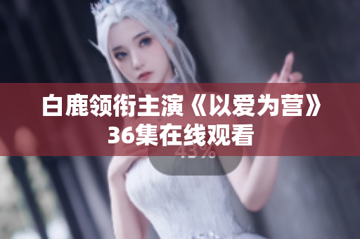 白鹿领衔主演《以爱为营》36集在线观看