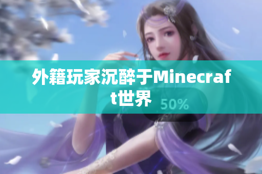 外籍玩家沉醉于Minecraft世界