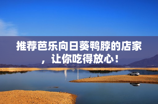 推荐芭乐向日葵鸭脖的店家，让你吃得放心！