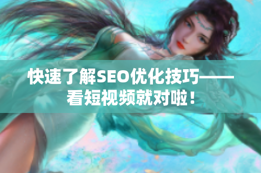 快速了解SEO优化技巧——看短视频就对啦！