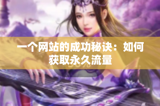 一个网站的成功秘诀：如何获取永久流量