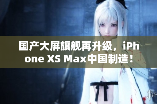 国产大屏旗舰再升级，iPhone XS Max中国制造！