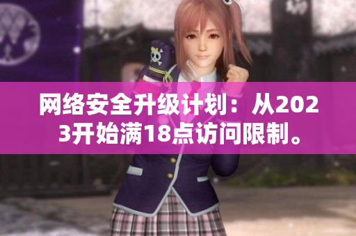 网络安全升级计划：从2023开始满18点访问限制。