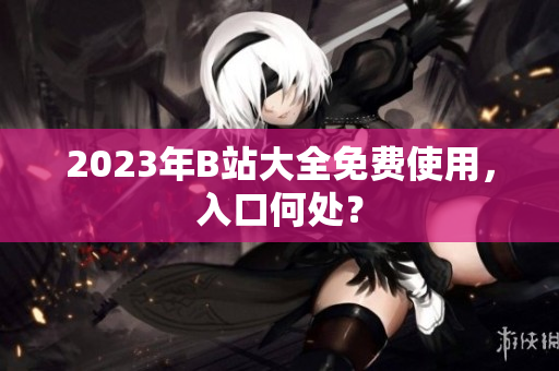 2023年B站大全免费使用，入口何处？
